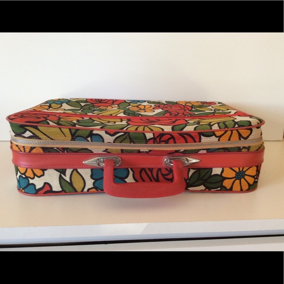 ❤️SOLD❤️Mod Retro 70’s Floral Cloth Soft Shell - Picture 3 of 16